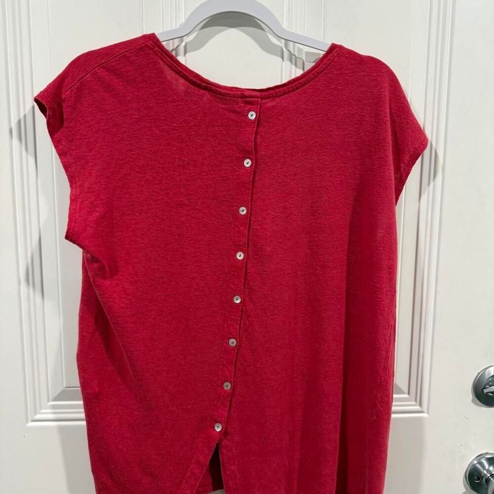Elie-tahari Women's Red and Pink Blouse